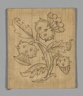 Needlework Pattern, England, 17th century. Creator: Unknown.