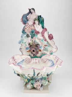 Wall Fountain and Basin, Sceaux, c. 1755. Creator: Sceaux Faience Manufactory.