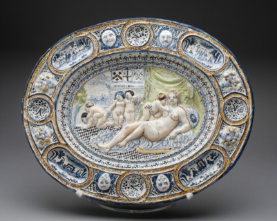 Fecundity Platter, Southwark, 1675/80. Creator: Unknown.