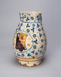 Jug with Bartoli Coat of Arms, Valencia, Comunidad, 1458. Creator: Unknown.