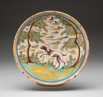 Charger, Spain, 17th century. Creator: Talavera de la Reina Potteries.