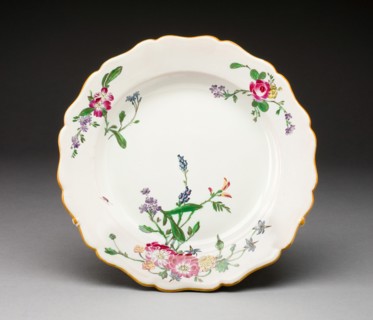 Plate, Marseille, c. 1770. Creator: Veuve Perrin Manufactory.