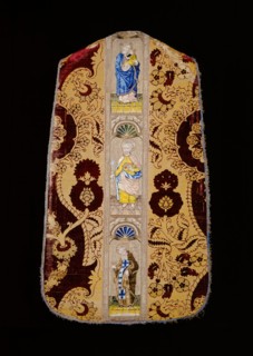 Chasuble with Orphrey Band, Spain, Chasuble: Late 15th cent; Band: Late 15th/early 16th century. Creator: Unknown.