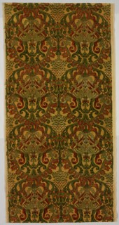 Panel (Formerly Furnishing Textiles), England, Late 1880s/early 1890s. Creator: Turnbull & Stockdale.