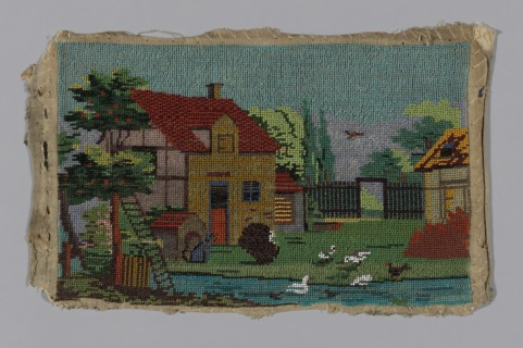 Picture (Beaded), England, 19th century. Creator: Unknown.