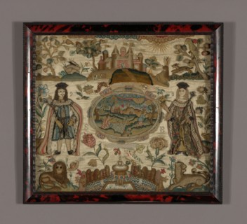Needlework, England, 1698. Creator: Unknown.