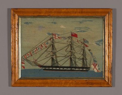 Picture (Needlework), England, 1825/75. Creator: Unknown.