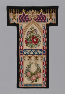 Prie-Dieu Cover, England, c. 1857/60. Creator: Unknown.