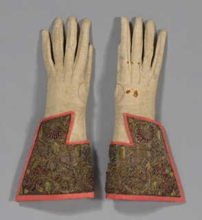 Pair of Men's Gloves, England, 1625/50. Creator: Unknown.