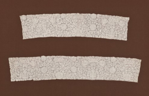 Two Fragments from a Border, England, 1661. Creator: Unknown.