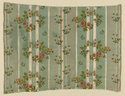 Panel (Dress Fabric), France, 1775/1800. Creator: Unknown.