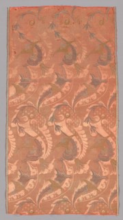 Panel (Dress Fabric), France, c. 1707/08. Creator: Unknown.