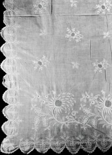Bedcover, France, 19th century. Creator: Unknown.