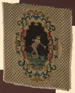 Chair Seat, France, 18th century. Creator: Unknown.