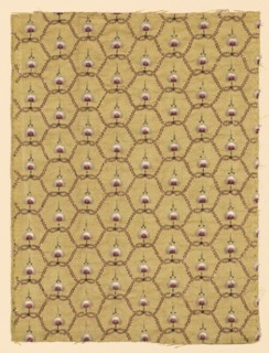 Panel (Dress Fabric), France, 1775/80. Creator: Unknown.