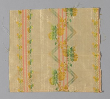Fragment (Dress Fabric), France, 1775/1800. Creator: Unknown.