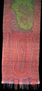 Burnoose, Narrow Shawl, or Scarf, France, c. 1862. Creator: Unknown.