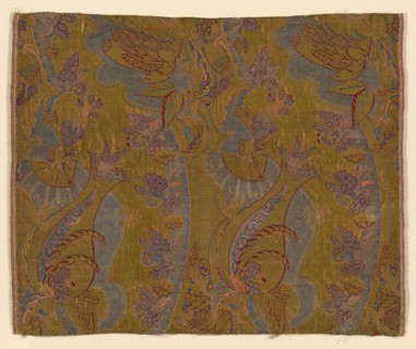Panel (Dress Fabric), France, c. 1711. Creator: Unknown.