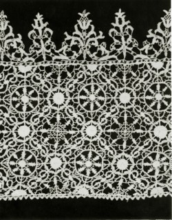 Border (From a Table Cover), Italy, c. 1600. Creator: Unknown.