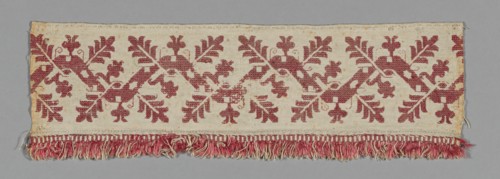 Fragment (From a Border), Italy, 17th century. Creator: Unknown.