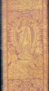 Orphrey Band (Depicting the Resurrection), Italy, 15th/16th century. Creator: Unknown.