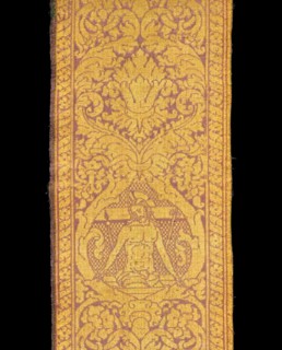 Fragment (From an Orphrey Band), Italy, 15th century. Creator: Unknown.