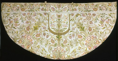 Cope with Orphrey Band, Hood and Remnants of a Morse, Italy, 1775/1800. Creator: Unknown.