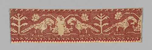 Fragment from a Border, Italy, 17th century. Creator: Unknown.
