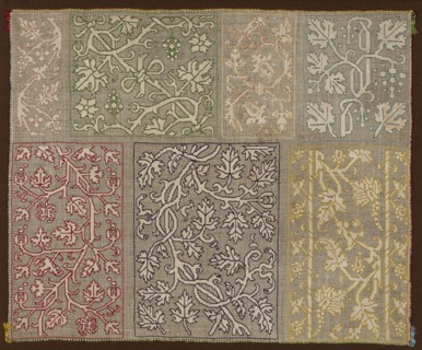 Sampler, Italy, 17th century. Creator: Unknown.