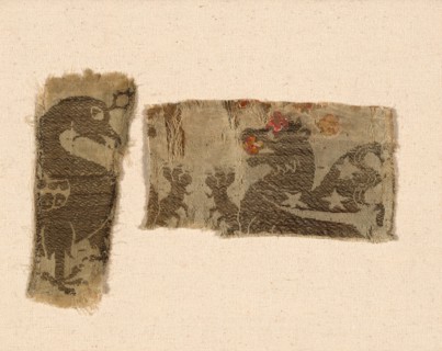 Two Fragments, Italy, 1350/1400. Creator: Unknown.