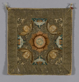 Chalice Cover or Portion of a Burse, Italy, 1675/1725. Creator: Unknown.
