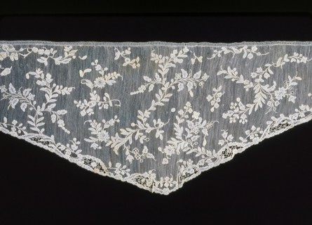 Shaped Sleeve Ruffle (Engageanté), Burano, 1770s/80s. Creator: Unknown.