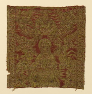Fragment (From an Orphrey Band), Florence, 15th century. Creator: Unknown.