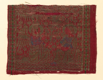 Fragment (From an Orphrey Band), Florence, 1450/1500. Creator: Unknown.