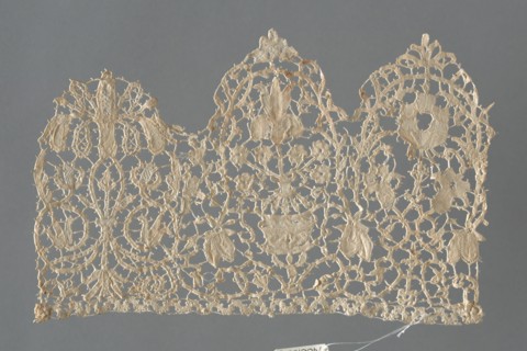 Fragment (Border), Venice, 1630s. Creator: Unknown.