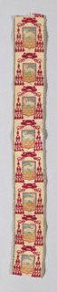 Ribbon with Medici Coat-of-Arms, Italy, 17th/18th century. Creator: Unknown.