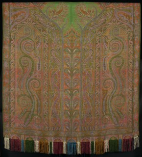 Shawl, Norwich, c. 1860s. Creator: Clabburn, Sons and Crisp.