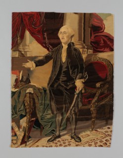 Portrait of George Washington, England, c. 1860. Creators: George Washington, John Crossley & Sons.