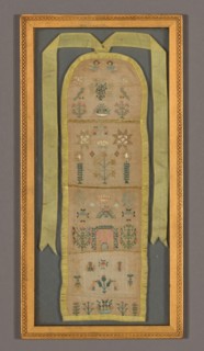 Sampler, England, 1799. Creator: Elizabeth Dudley.