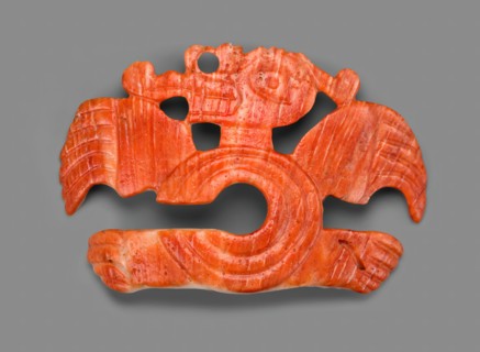 Nose Ornament in the Form of an Long-Nosed Saurian with C-shaped Body, A.D. 800/1200. Creator: Unknown.