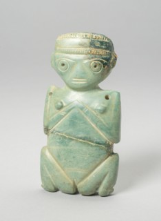 Squatting Female Figurine, A.D. 100/600. Creator: Unknown.