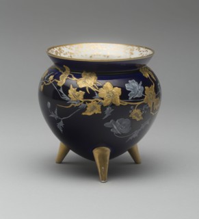 Cachepot, 1883/86. Creator: Greenwood Pottery Company.