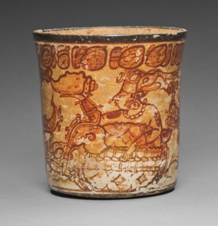 Vessel Depicting a Mythological Scene, A.D. 600/800. Creator: Unknown.