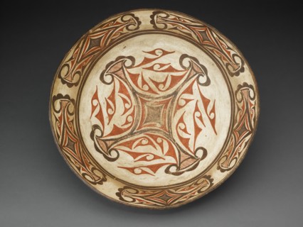 Polychrome Bowl, c. 1890. Creator: We'wah.