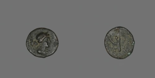 Hexas (Coin) Depicting the Goddess Demeter, after 241 BCE. Creator: Unknown.