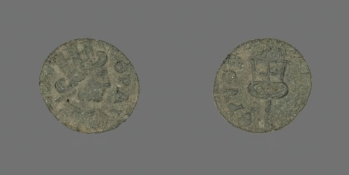 Coin Depicting the Goddess Tyche, 3rd century BCE-4th century AD. Creator: Unknown.