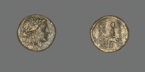 Coin Depicting the God Apollo, 2nd-1st century BCE. Creator: Unknown.