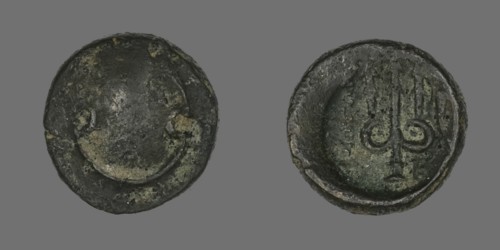Coin Depicting a Boeotian Shield, 196-146 BCE. Creator: Unknown.