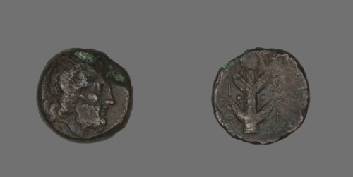 Coin Depicting the God Zeus Ammon, 247-221 BCE. Creator: Unknown.