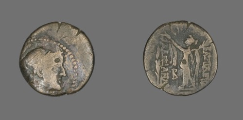 Coin Depicting the Goddess Athena, 336-323 BCE. Creator: Unknown.